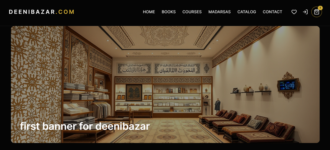 Deenibazar Ecommerce — project screenshot